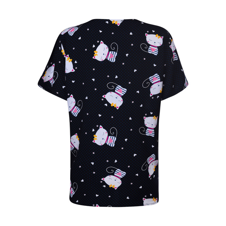 ست تیشرت و شلوار زنانه مدل موج