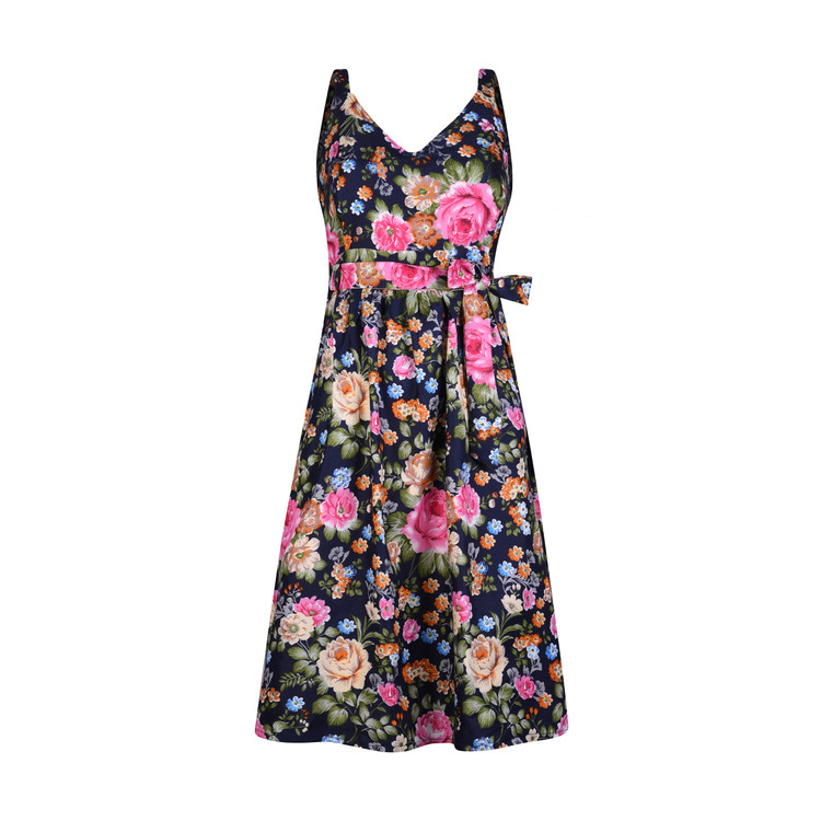 پیراهن نخی زنانه